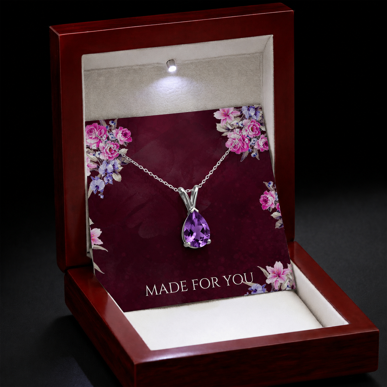 Amethyst necklace
