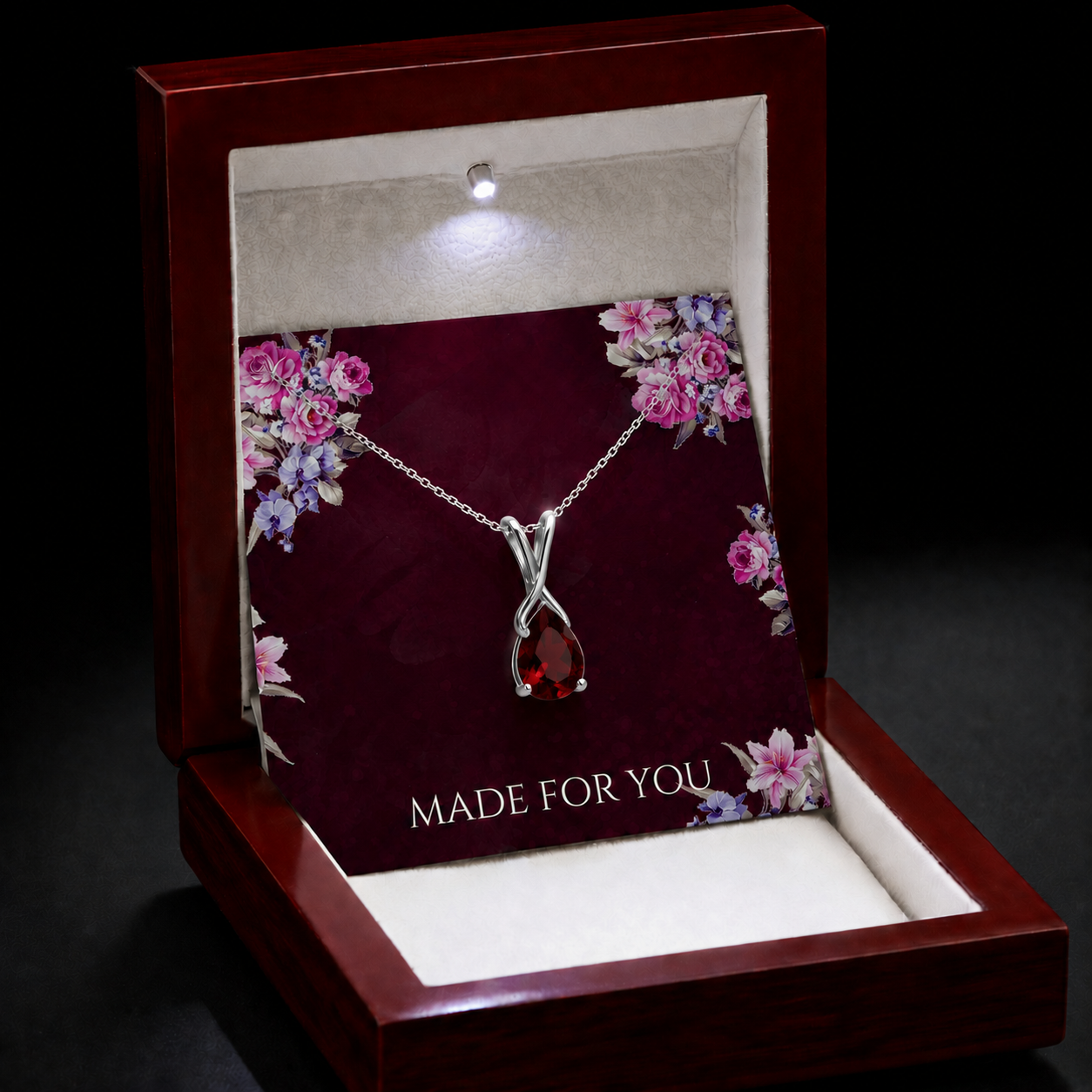 Garnet necklace